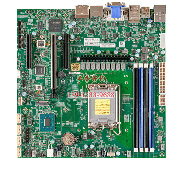 超微主板 X13SAZ-F 支持酷睿8-9代 LGA1151