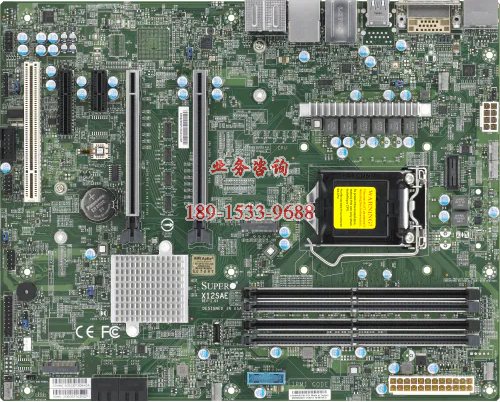 超微主板 X12SAE 支持10-11代酷睿 至强W-3 处理器