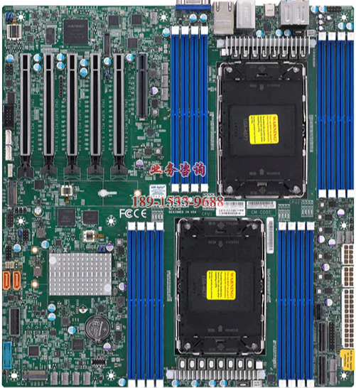 超微工作站主板 双路 X13DAI-T 支持
