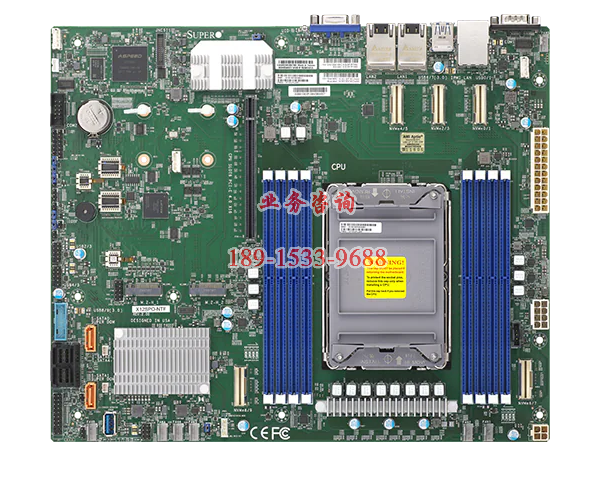 超微工作站主板 X12SPO-NTF LGA4189 支持第三代至强