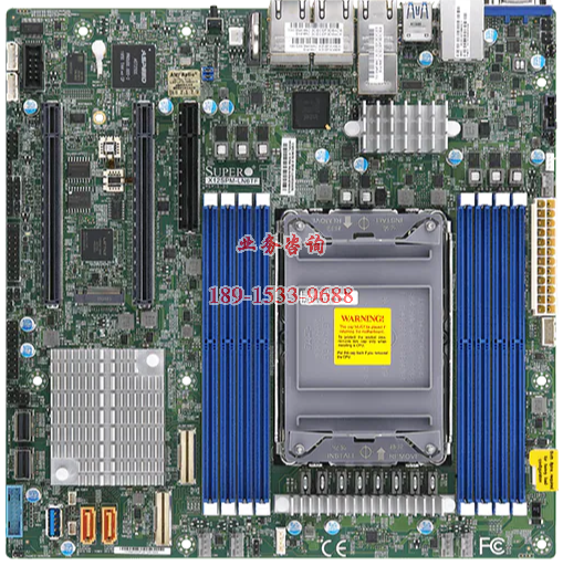 超微工作站主板 X12SPM-LN6TF 支持LGA4189 第三代至强