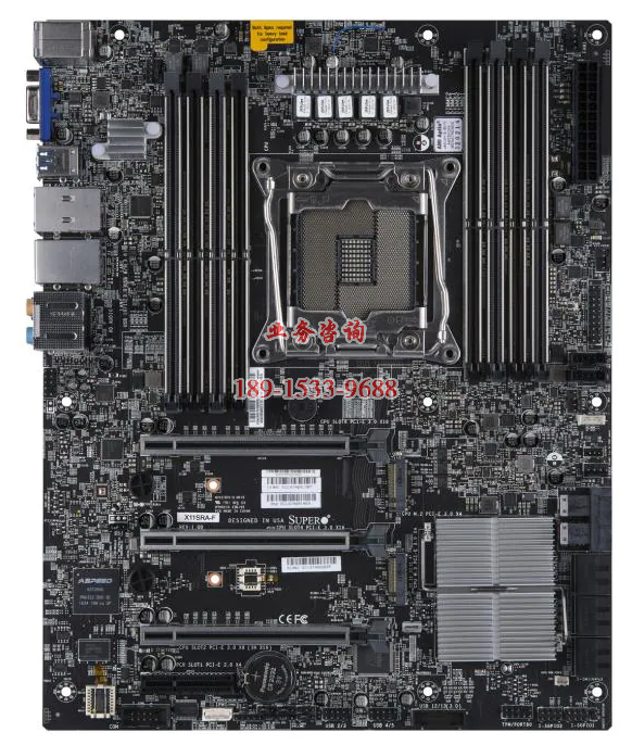 超微主板 X11SRA-F LGA 2066 支持志强 W 2200系列