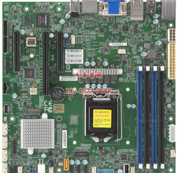 超微主板 X11SCZ-F 支持LGA 1151 支持志强 E2100.