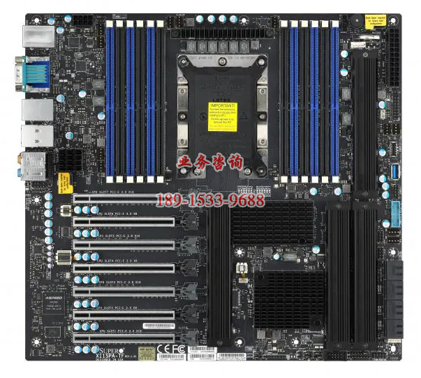 超微 主板 X11SPA-TF 支持志强第二代 LGA3647