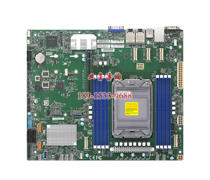 超微主板 X12SPO-NTF 支持志强第三代 LGA4189