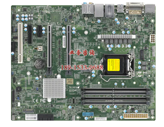 超额主板 X12ASE 支持酷睿10-11代LGA1151