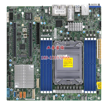 超微主板 X12SPM-LN6TF 支持第三代至强 LGA4189