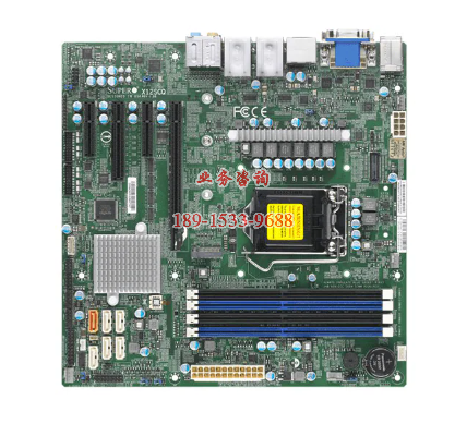 超微主板 X12SCQ 支持9-8代酷睿 LGA1151