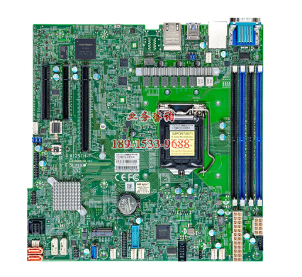 超微主板 X12STH-F 支持酷睿8-9代 LGA1151
