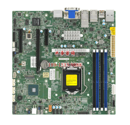 超微主板 X12SCZ-TLN4F 支持酷睿8-9代 LGA1151
