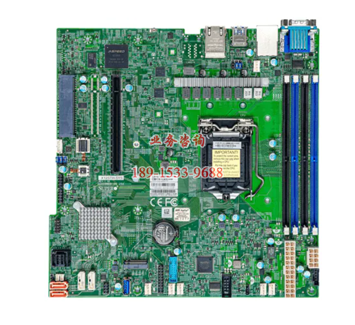 超微主板 X12TH-SYS 支持酷睿8-9代 LGA1151