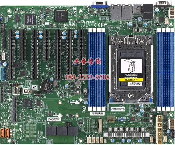 超微主板 H12SSL-i 支持AMD SP3 CPU