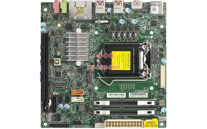 超微主板X12SCV-LVDS
