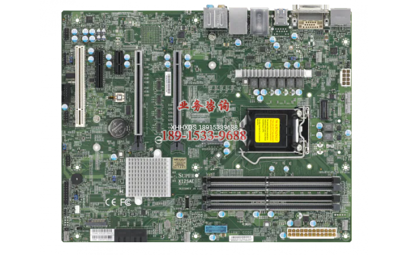 超额主板 X12ASE 支持酷睿10-11代LGA1151