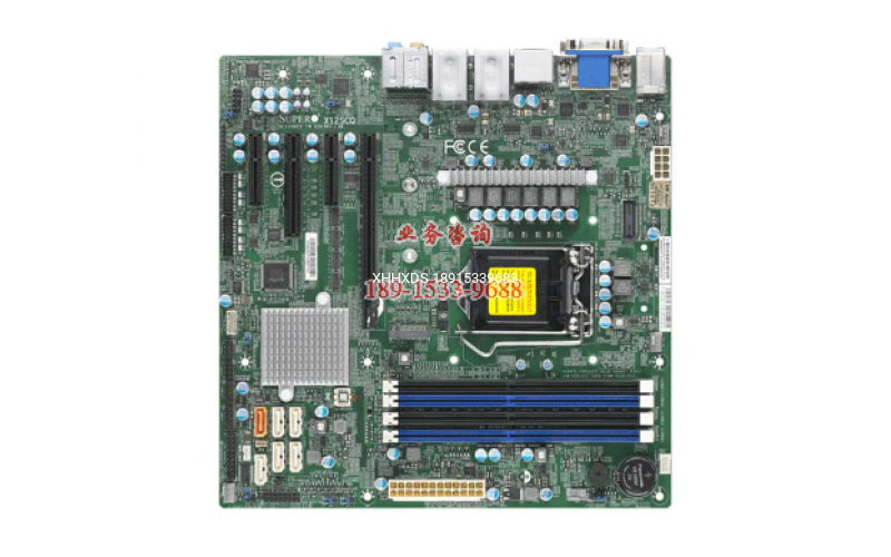 超微主板 X12SCQ 支持9-8代酷睿 LGA1151