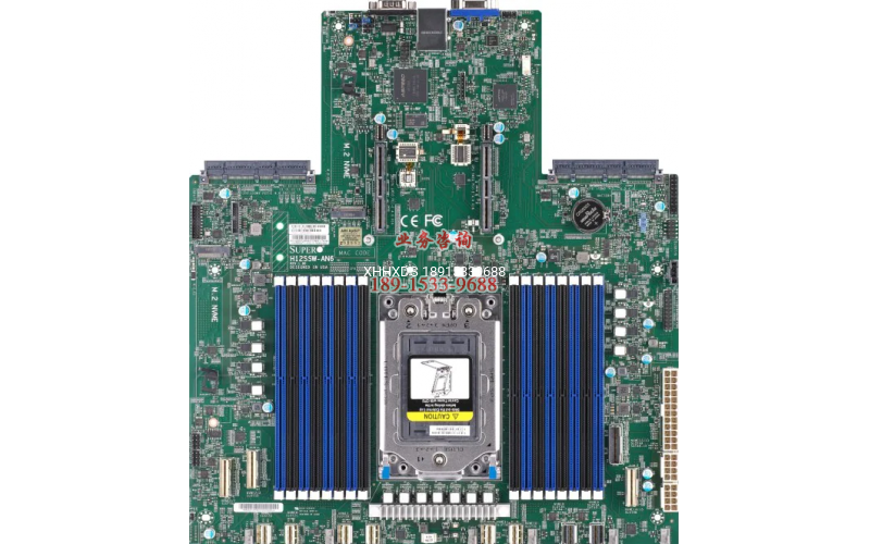 超微主板 H12SSW-AN6 支持AMD SP3 CPU